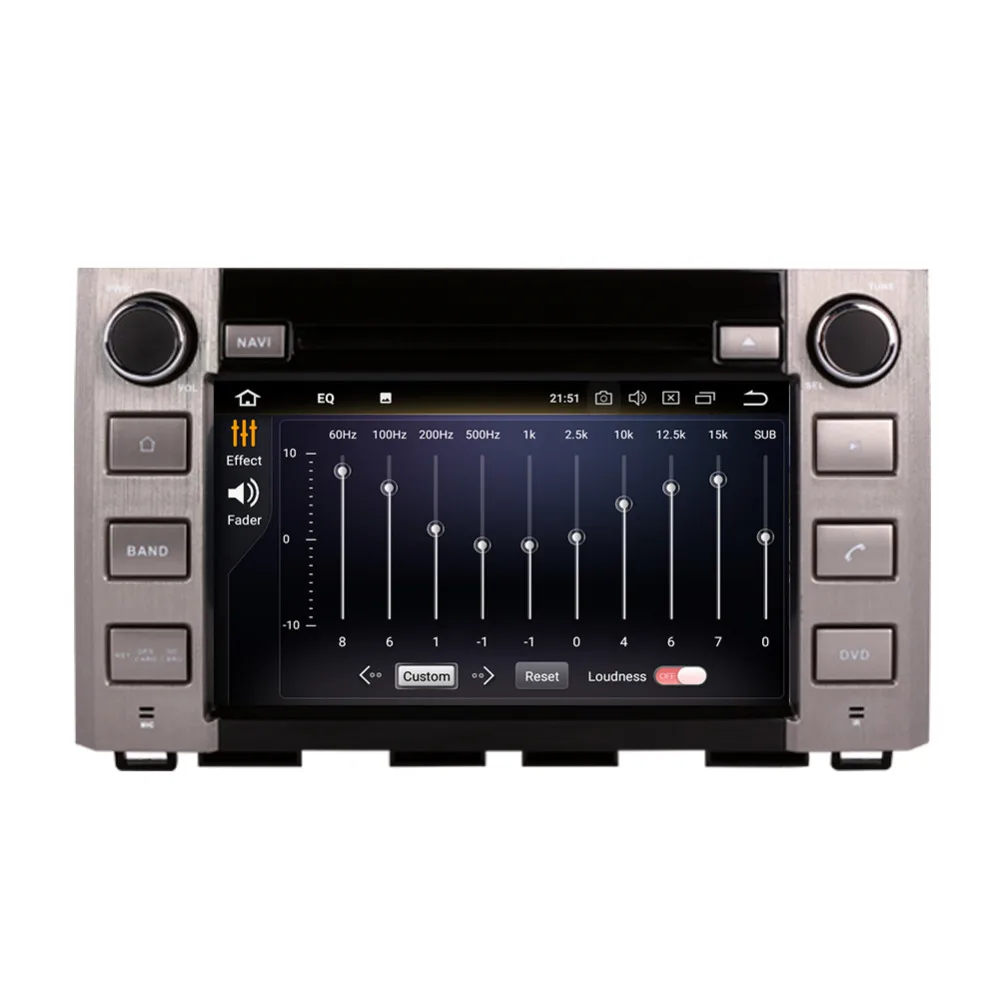 Sale 4GB RAM Android 7.1/8.0 Car Auto Radio Stereo Head Unit For Toyota Tundra 2014- DVD Multimedia Player GPS Navi Free Map WIFI 4G 5