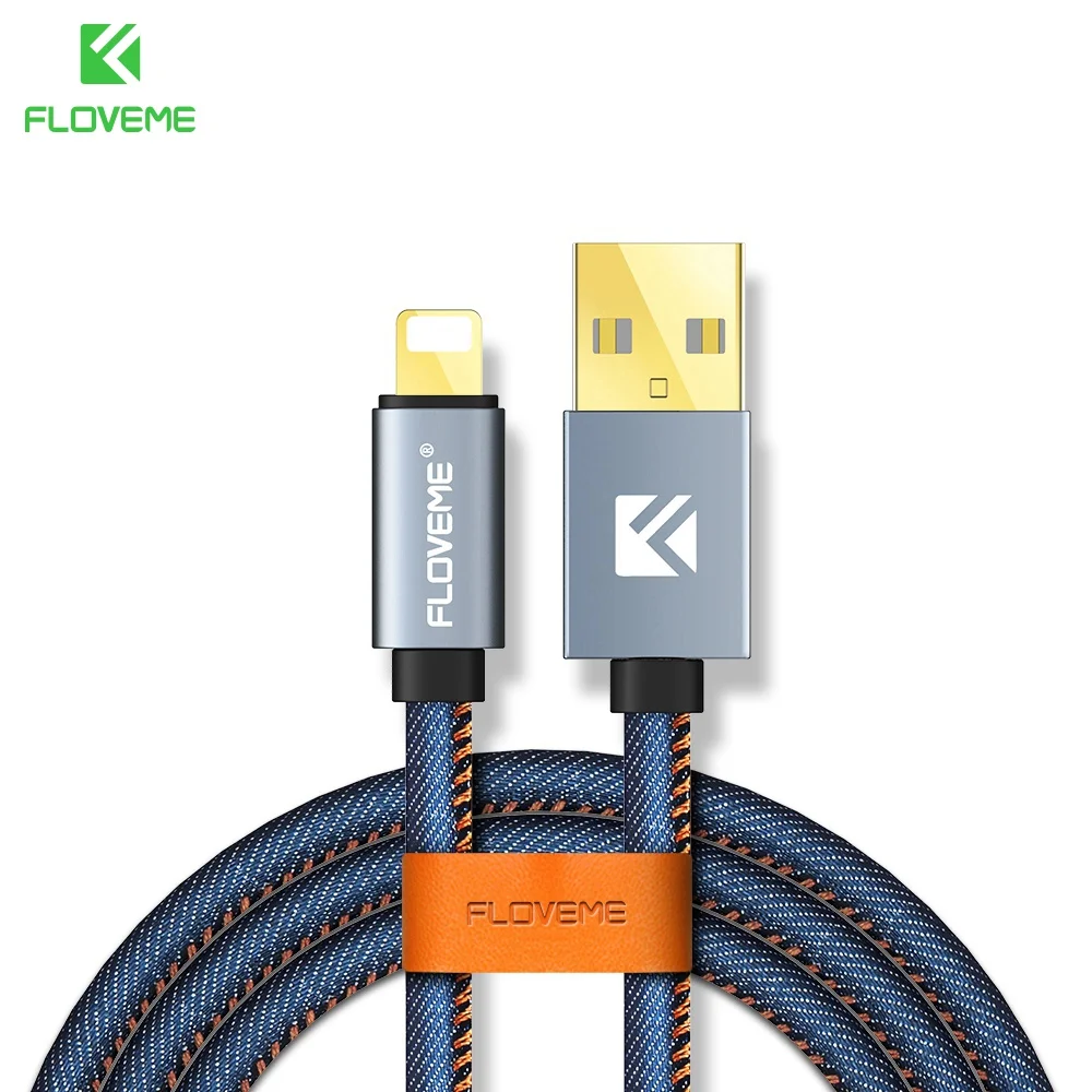 FLOVEME 1 м телефонный кабель для Apple iPhone X 7 6 6s Micro Тип usb C кабели передачи данных samsung S9