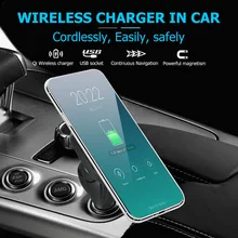 5 Вт быстро Беспроводной автомобиля Зарядное устройство Подставка Автомобильный держатель телефона для iPhone X/8/8 Plus/samsung Galaxy S8/S8+/S7/S6 Edge+/Note 5/LG