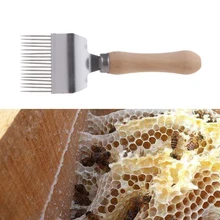 Пчеловодство игла Вилка Прямой пчеловод деревянная ручка Uncapping пчела мед скудный