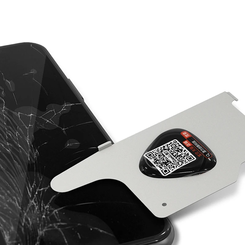 5 шт. QIANLI 3D демонтаж ультратонкий стальной лист ЖК-экран ломтик бритье черный клей металлическая карта для IPHONE HUAWEI Android