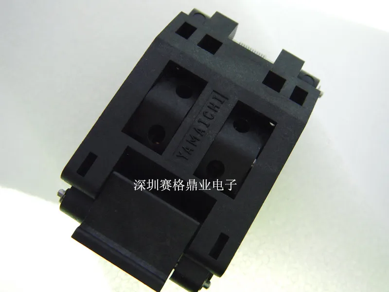 Adaptador de Assento Banco de Ensaio Clamshell Novo Original Ic51-0644-692 Qfp64 - Tqfp64 0.8 Milímetros Tomada Teste Yamaichi ic Queima Assento Testes 100% & 5 Clamshell 100% Novo & Original IC51-0644-692 QFP64
