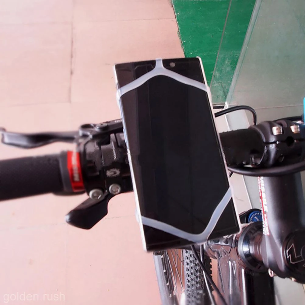 

JETTING New Universal Silicon Smartphone Bike Mount Cell Phone Holder Fits For iPhone Samsung