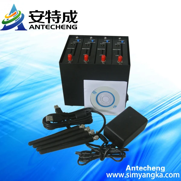 Wholesale 4 Port GSM Bulk SMS Modem Q24Plus Modem pool