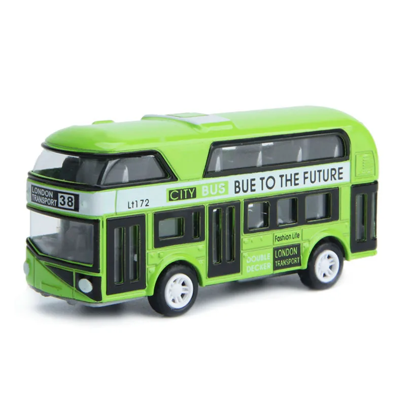 Сплав Лондонский автобус двухэтажный автобус открытая дверь дизайн металлический автобус литой под давлением автобус дизайн для Londoners игрушки для детей