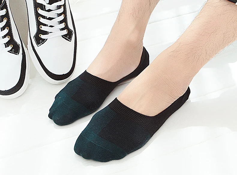 5 пар, повседневные летние хлопковые носки, мужские невидимые носки с закрытым носком, модные мужские носки, 5 цветов
