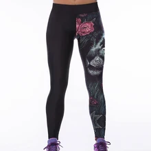 Новые модные женские брюки с цифровым принтом с высокой талией, с принтом льва, сексуальные эластичные, шелковистые