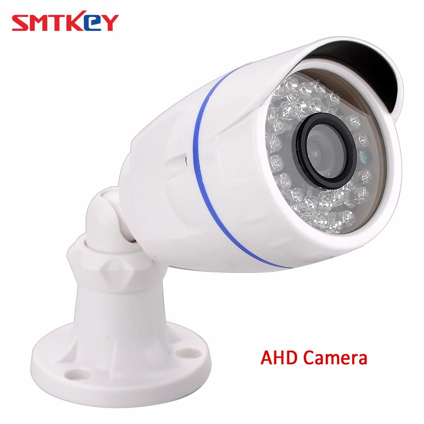 

Waterproof AHD Security 3.6mm Lens SMTKEY 1.3M 1M AHD CCTV Camera 960P 720P AHD Camera indoor Outdoor Camera