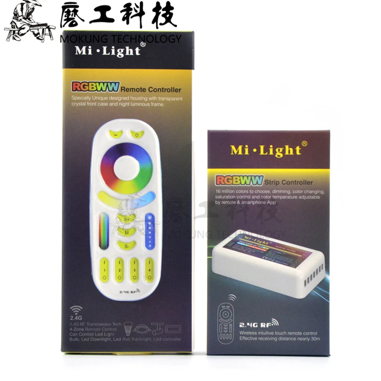 MI.light 2.4G Hz wifi RGB+CCT Remote Wireless RF LED touch Controller