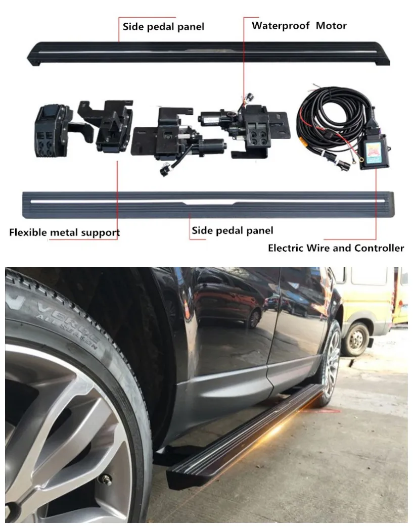 Электрические автоматические подножки для бега для Land Rover Range Rover Sport Discovery Sport LR4 LR5 Range Rover Velar Evoque