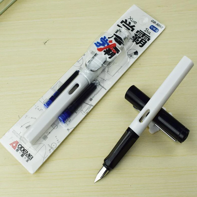 

1pc Ink Fountain Pen Removable Ink Bag Pen Student Calligraphy Office Business Special Pen Boutique Stationery School Supplies