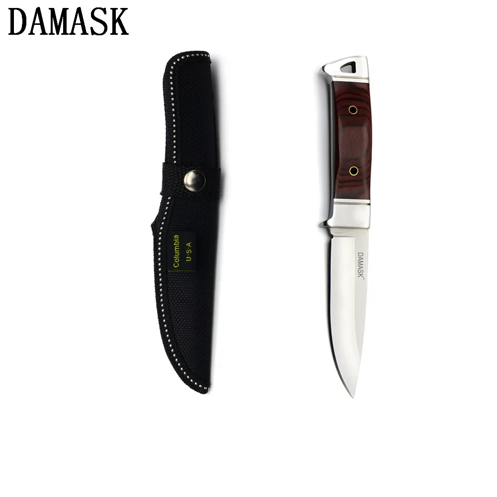 Damask Brand 1 Piece Columbus Knife High End Stainless Steel Blade