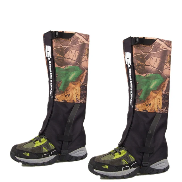 US $6.38 Men's Outdoor Camouflage Snow Gaiters Windproof Waterproof Leggings Cover Legwarmers Biking Fishing
