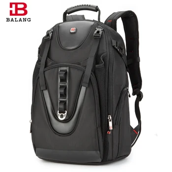 

2020 BALANG New Men's Laptop Backpack for 15.6-17'' Computer Waterresistant Backpacks forTeengers Waterproof Travel Shoulder Bag