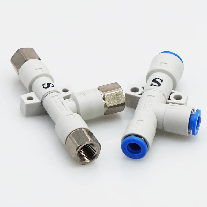 Free shipping ZH10DS01 01 01Quick Connector Pneumatic Air Exhaust