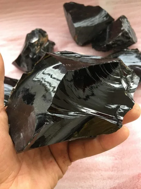 

1kg rough obsidian quartz crystal Specimen original