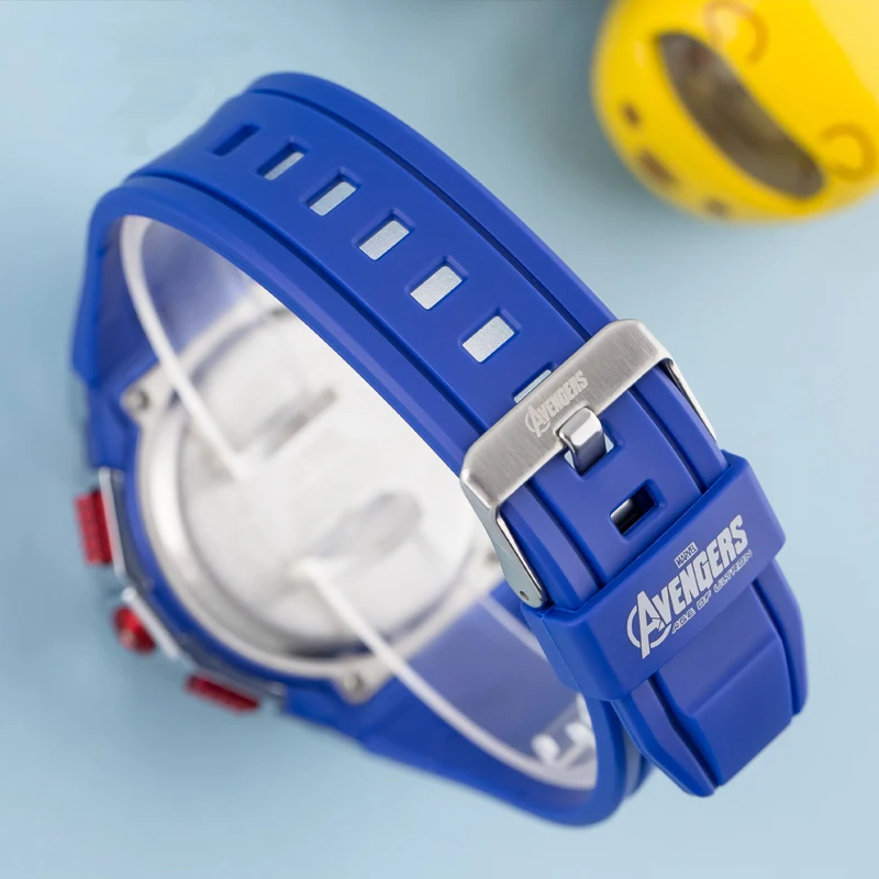 Disney Marvel Avengers Men Sports Watches Student Multifunctional 5ATM Waterproof Watch Man Supper Hero Rubber LED Watches Disney Marvel Avengers Men Sports Watches Student Multifunctional 5ATM Waterproof Watch Man Supper Hero Rubber LED Watches