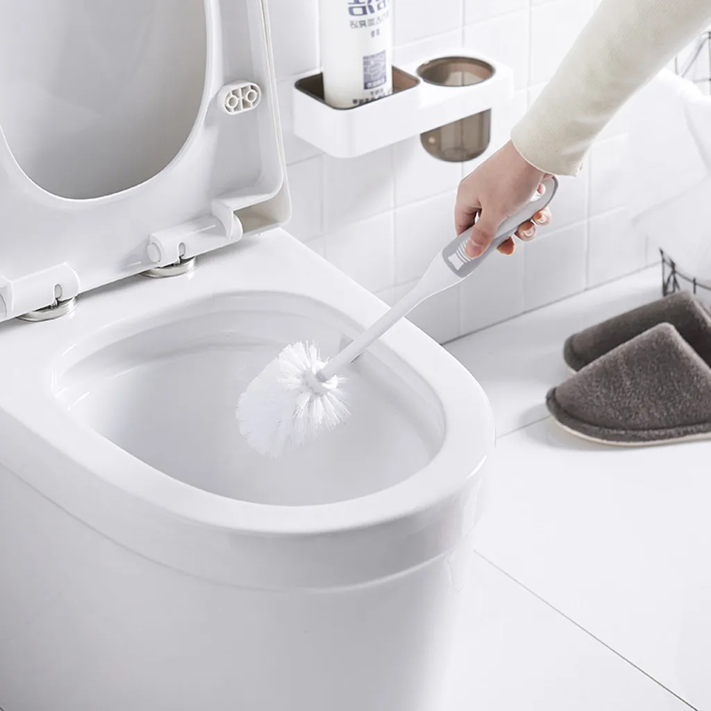 Набор ершиков для туалета для ванной комнаты стальная щетка для чистки туалета очистка длинной ручкой минималистическая сменная база K716