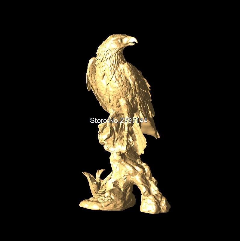 Орел 3D модель STL рельеф для ЧПУ STL формат мебель Орел 3D STL формат украшения мебели