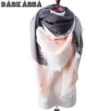 New Fashion Winter Plaid Scarf Women Warm Scarf Shawls Ladies Basic Scarves Pashmina Luxury Brand Large Echarpe Drop Shipping
