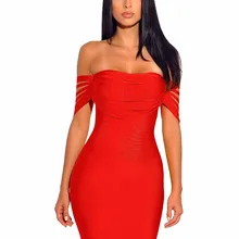 Новое высококачественное женское платье,, красное Бандажное платье для вечеринок, Платье Прямая поставка+ костюм