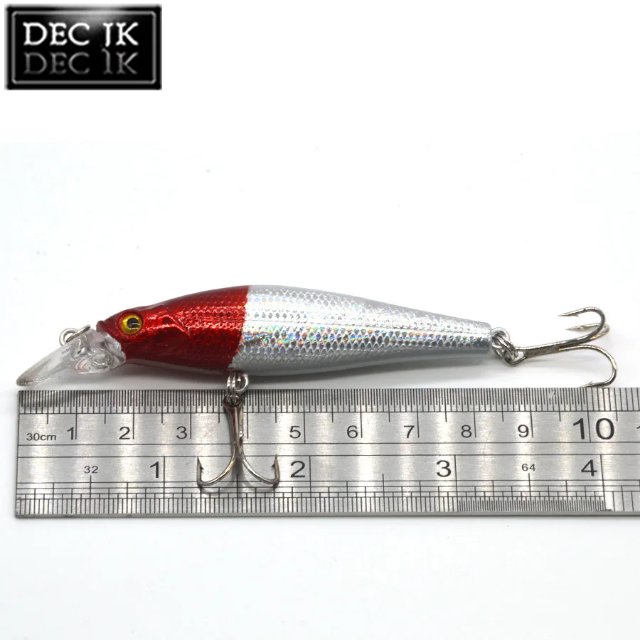 8PCS Minnow Sea Fishing Lure Peche Crankbaits Artificial Bait Lot For Pike With Hook In River Swimbait Jerkbait Hard Baits Set (12)