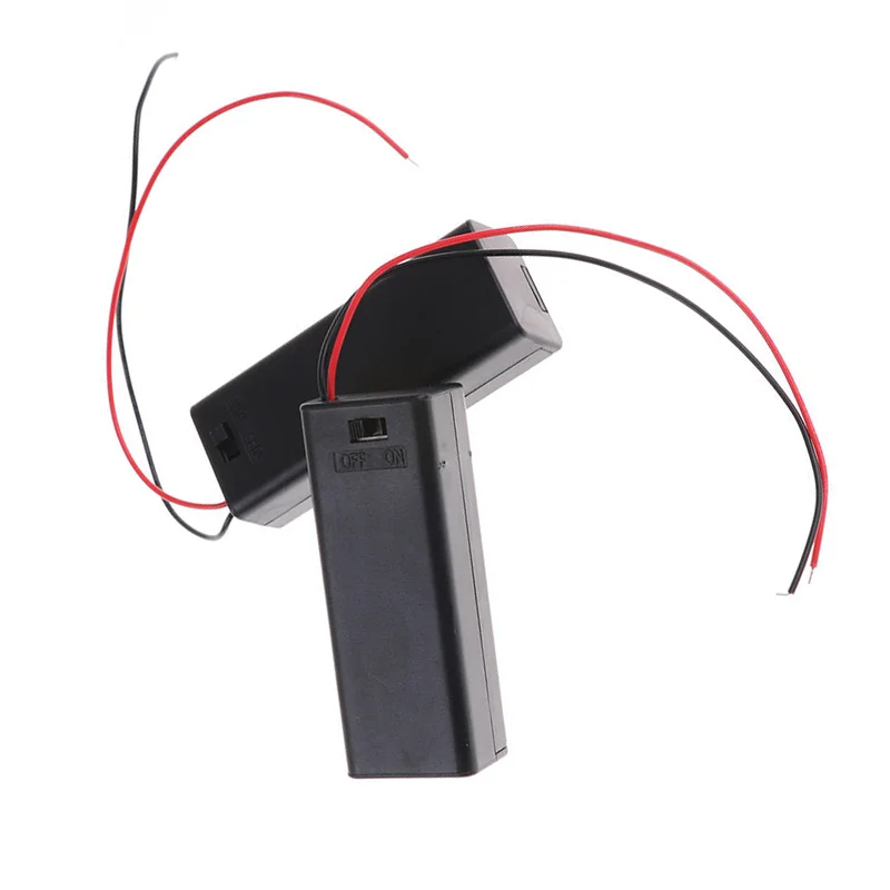 2X1 5 V AA держатель батареи пластиковый чехол для хранения вкл/выкл переключатель с