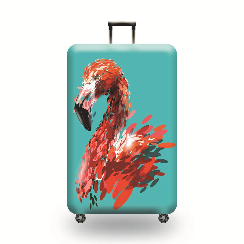JULY'S SONG Фламинго багаж защитный чехол для 18-32 дюймов тележка костюм Чехол Эластичный защитный мешок для пыли Чехол Аксессуары для путешествий