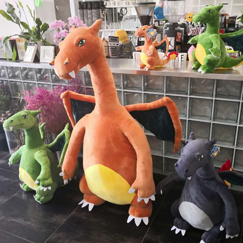1PC 30CM/45CM Dinosaur Plush Toys Hobbies Cartoon Charizard Stuffed Toy Dolls For Children Boys Baby Birthday Christmas Gift 1PC 30CM/45CM Dinosaur Plush Toys Hobbies Cartoon Charizard Stuffed Toy Dolls For Children Boys Baby Birthday Christmas Gift