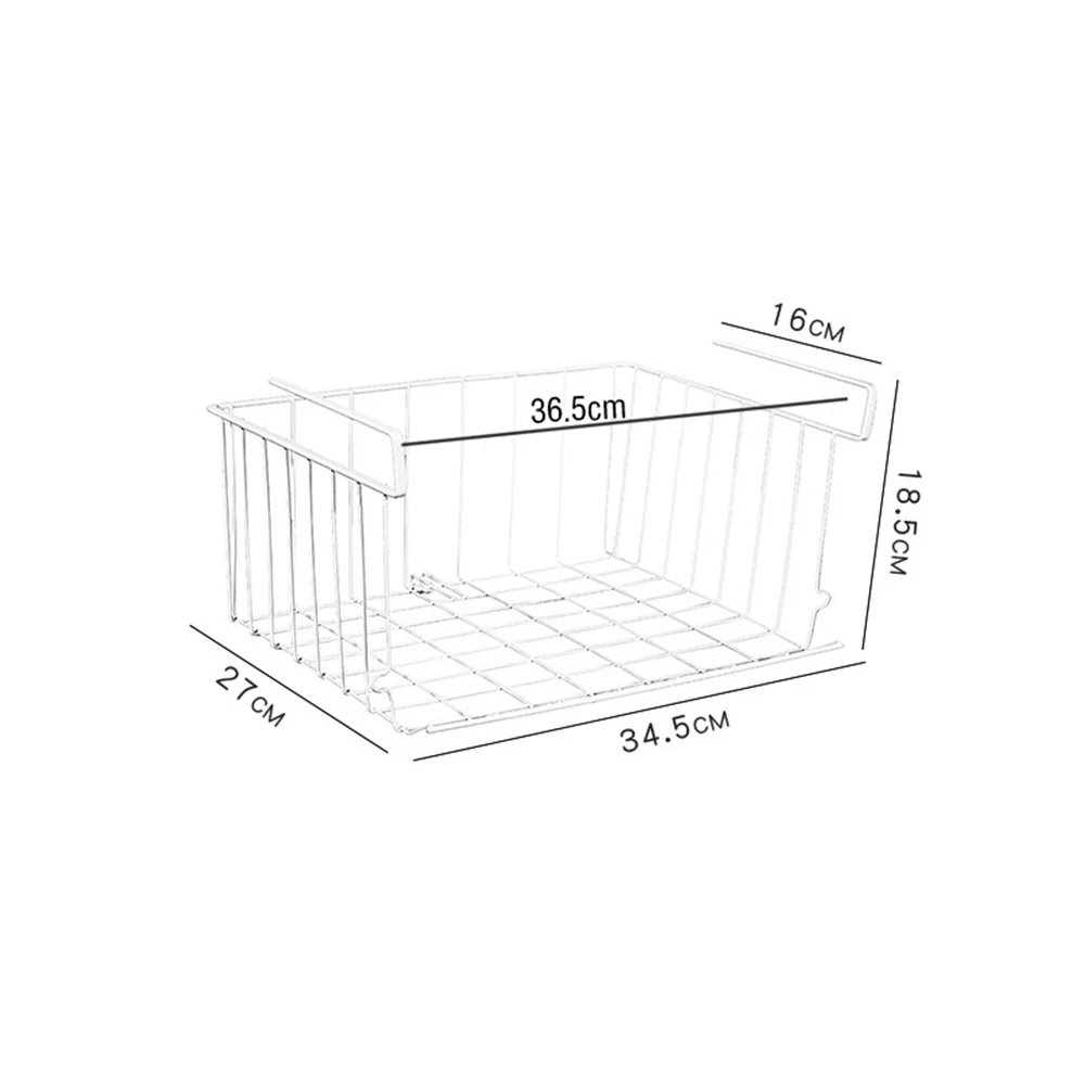 Сетчатая подвесная корзина для шкафа, дверного шкафа, органайзер, держатели для шкафа, подвесная полка-корзина для хранения, витрина, Органайзер - Цвет: as show