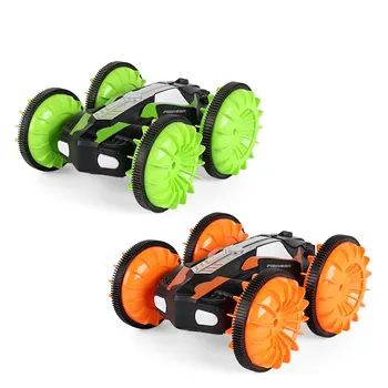 

LH-C013 2.4G Off Road Racing Climbing Truck Amphibious RC Stunt Car Waterproof 4WD Toy Remote Control 360' Rotation LED Light