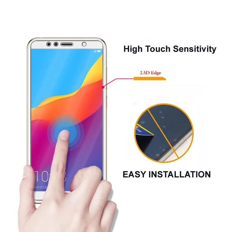 Закаленное стекло для Huawei Honor 7A 5 45 дюйма Защитная пленка экрана Pro 7 3 шт.|Защитные