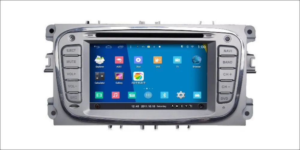 Clearance Liiselee Car Android Multimedia For Ford For Focus For Mondeo Kuga Radio CD DVD Player GPS Navigation Audio Video S160 System 13