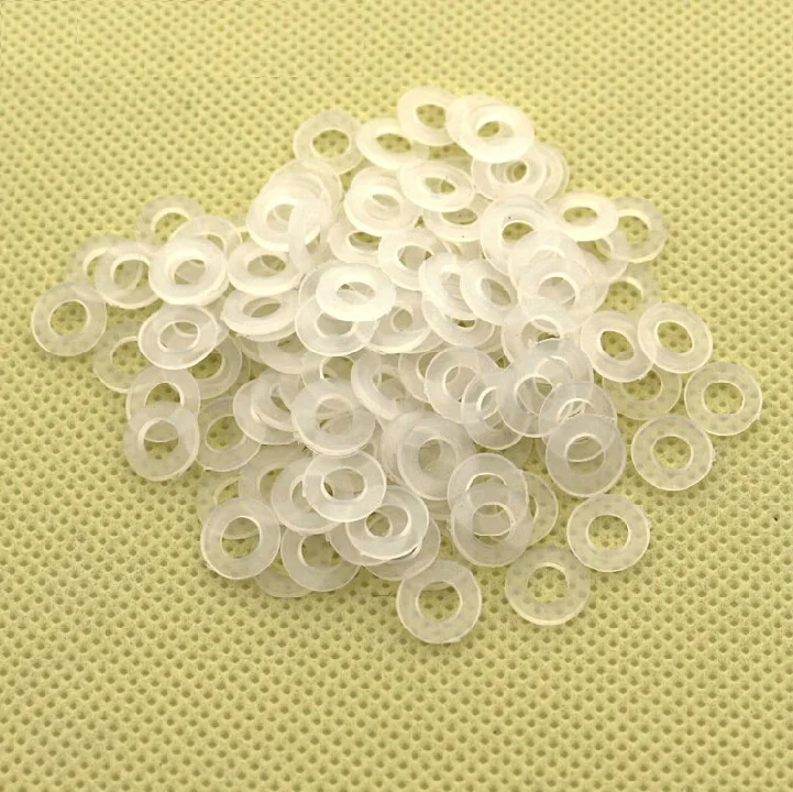 100pcs M3 x 8 x 1mm Nylon Plastic Flat Washers m3x8x1 Brand Newin