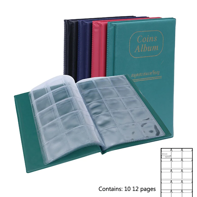 

Money Penny Pockets World Coin Coin Album Books Collection Storage Album Book Case Ancient Coins Big Cell Vertical Section