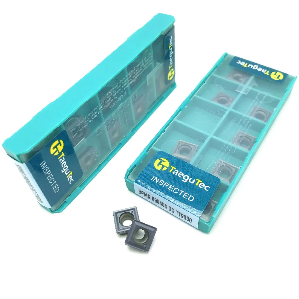 

High quality 10pcs SPMG 090408 DG TT9030 tungsten carbide inserts turning tools