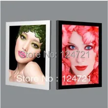600 мм x 700 мм Размер алюминиевое рекламное тонкое светодиодное освещение рамка, меню дисплей доска