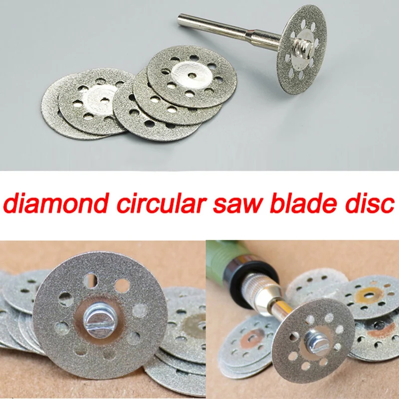 

10pcs 22mm diamond cutting disc diamond grinding wheel dremel tools accessories rotary tool abrasive ferramenta grinding stone