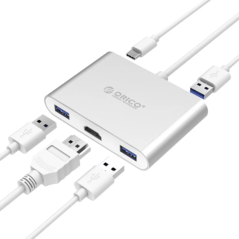 Thunderbolt 3 USB 1 Type C к HDMI 4K @ 60Hz алюминиевый корпус видео адаптер для MacBook Новый Pro XIAOMI HP
