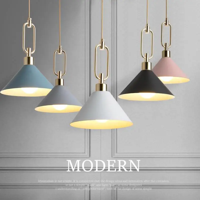 

Modern Simple Single Head Loft Light Small pendant lights Personality Bedroom Bedside Cafe Restaurant Bar Led Lamps