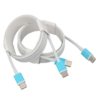 

2m 1m USB Type C To Type-C Cable USB C Reversible Data Cord USB-C Charge for Power Bank Mobile Phone Cables 500pcs