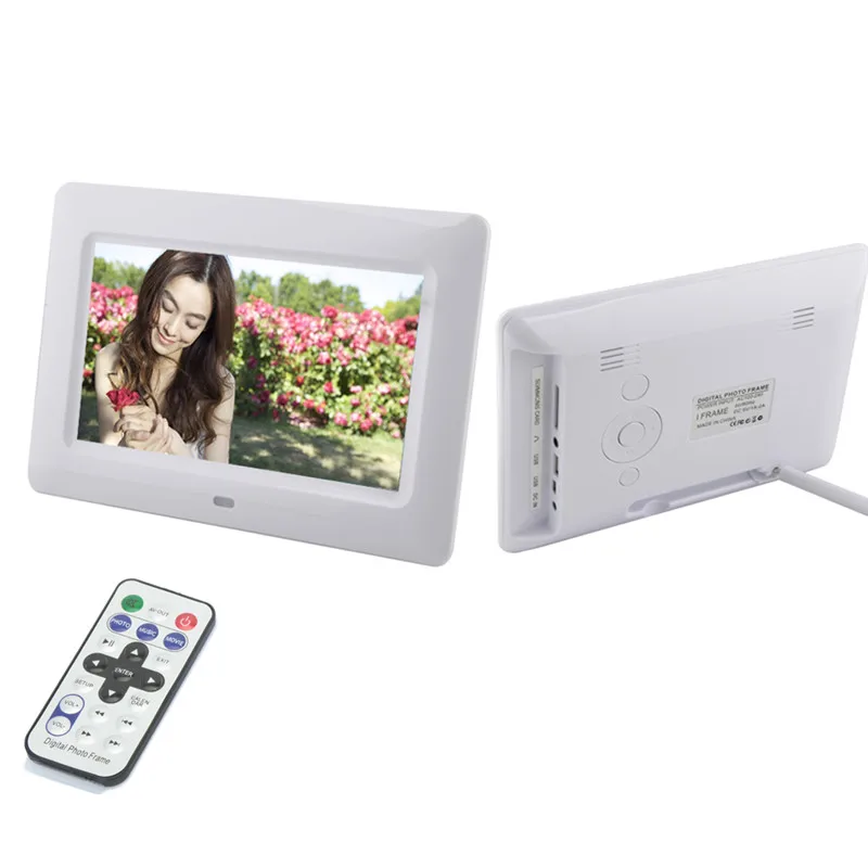 10/"inch HD LED Digital Photo Picture Frame Clock Movie MP4 Player Remote Control