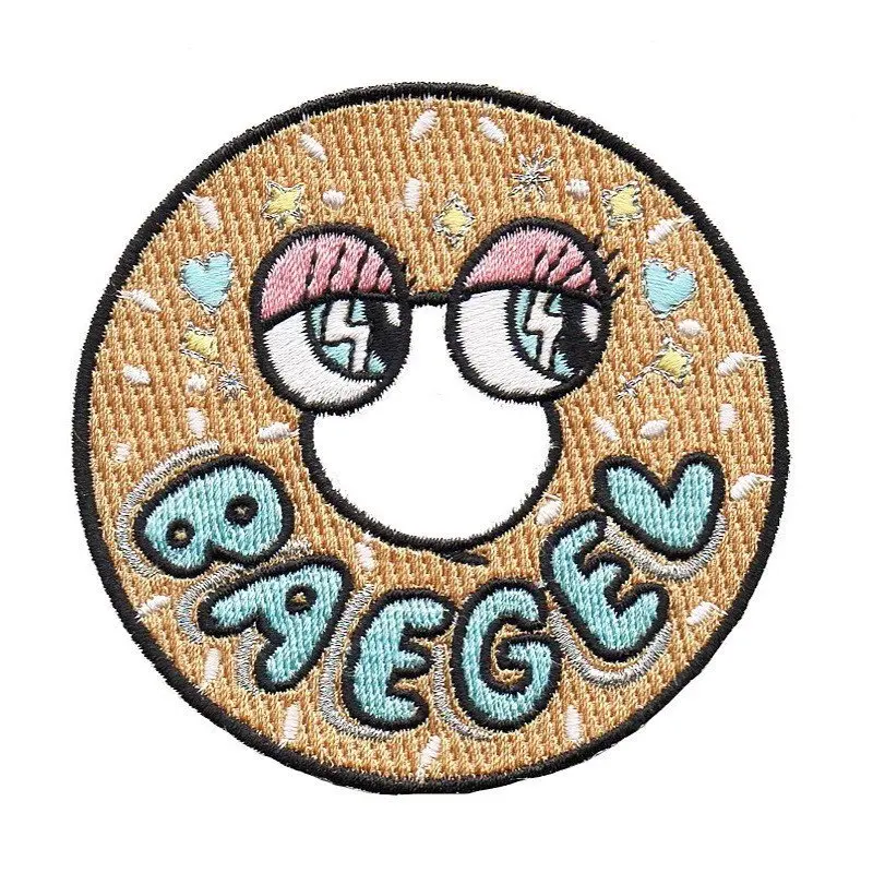 

Custom Embroidery Patch Biker Veteran iron-on PATCH embroidered badge applique for clothing can be customized with your logo