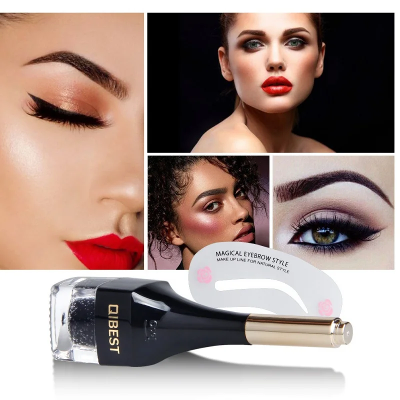 Qibest 4D гель для бровей и глаз наращивание макияжа водостойкая косметика наборы