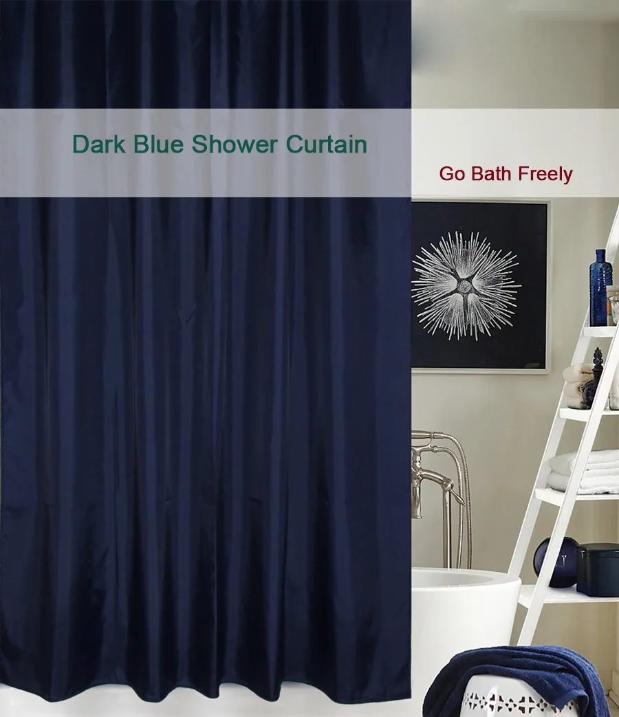 Ufriday Dark Blue Shower Curtain Eco Friendly Waterproof Mold Proof Solid Bathroom Curtains With Hooks Home Decor High Quality Blue Shower Curtains Quality Shower Curtainshower Curtain Aliexpress Ufriday Dark Blue Shower Curtain Eco Friendly Waterproof Mold Proof Solid Bathroom Curtains With Hooks Home Decor High Quality Blue Shower Curtains Quality Shower Curtainshower Curtain Aliexpress