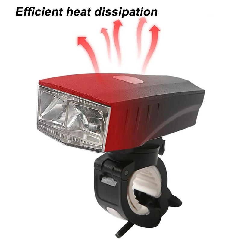 Sale USB Rechargeable Waterproof Bicycle Light with Adjustable High Bean & Low beam Light Cycling Horn Light 120db 9