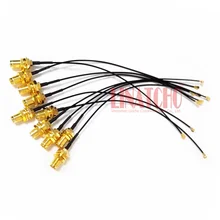 10 шт продаж 15 см Черный UF. L к SMA перемычка Кабель IPEX к RP SMA женский провод IPX