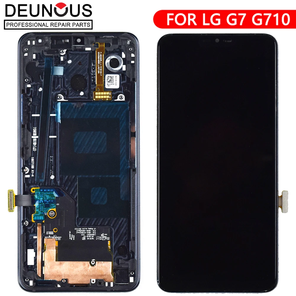 

New 6.1'' For LG G7 G710 LCD For LG G7 Display Panel Touch Screen Digitizer Sensor Glass Frame G710EM G710PM G710VMP Display