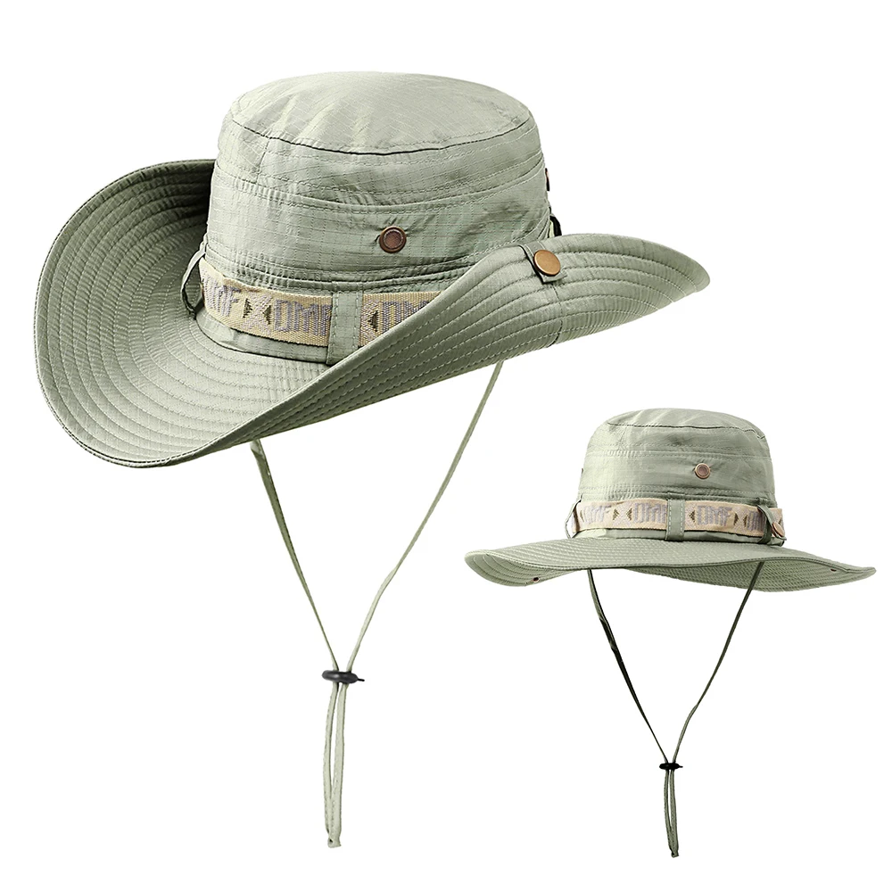 Летняя уличная Складная УФ Защита шляпа для сафари рыбалки охотничья шляпа