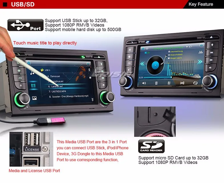 Flash Deal 7" Special Car DVD for Audi A4 2002-2007 & Audi S4/RS4/8E/8F/B9/B7/RNS-E with External Car Recorder Support 16 Flash Deal 7" Special Car DVD for Audi A4 2002-2007 & Audi S4/RS4/8E/8F/B9/B7/RNS-E with External Car Recorder Support 16